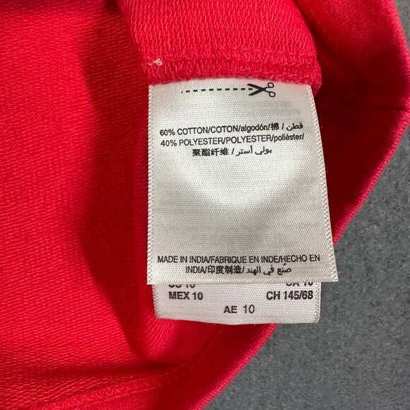 Juicy Couture Girls 10 Long Sleeve Logo Oversized‎ Cropped Pullover Shirt NWT - Picture 9 of 10